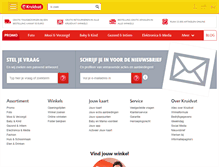 Tablet Screenshot of kruidvat.be